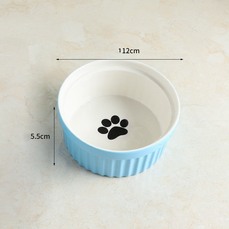 Protect cervical spine cat food bowl cat food bowl pet bowl