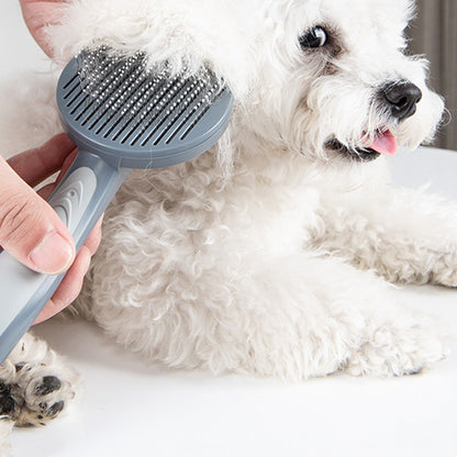 Pet Slicker Grooming Brush Comb For Cats Small Middle Sized Dogs Must Buy in Fur Shedding Season Easy Clean