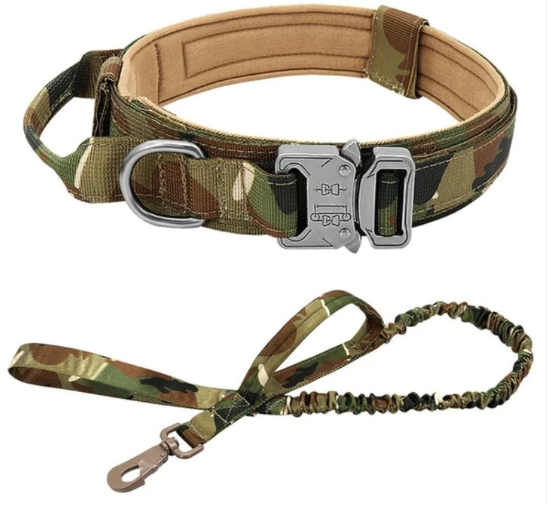 Tactical Dog Collar Pet Collar Tactical Nylon Explosion Type Dog Pen Large Dog Traction