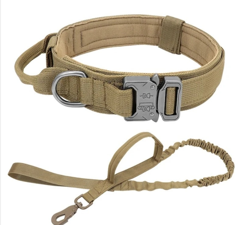 Tactical Dog Collar Pet Collar Tactical Nylon Explosion Type Dog Pen Large Dog Traction