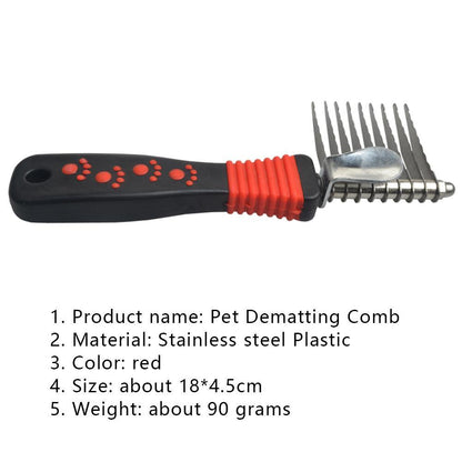 Pet comb supplies