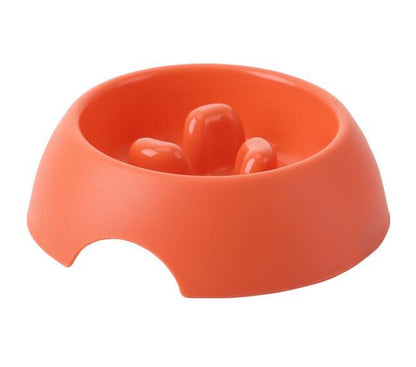 Pet Dog Slow Food Bowl Feeder Color