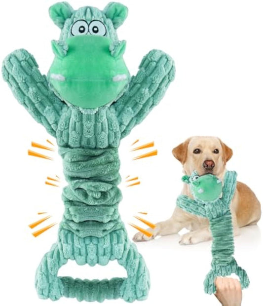 Large Squeaky Dog Toys Plush Dog Toys With Soft Fabric For Small Medium And Large Pets  Tug Of War Dog Toys For Indoor Play