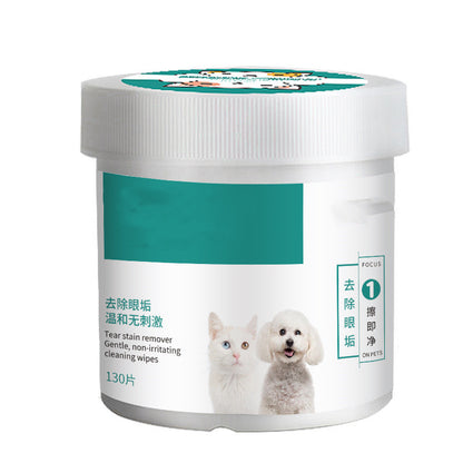 Pet Cleansing Tear Wipes 130pcs