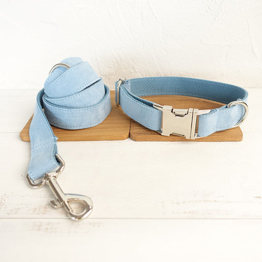 Blue pet dog collar