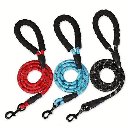 Dogs Leash Running Elasticity Hand Freely Pet Products Dogs Harness Collar Jogging Lead And Adjustable Waist Rope Puppy Leash Lead Training Padded Handle Reflective