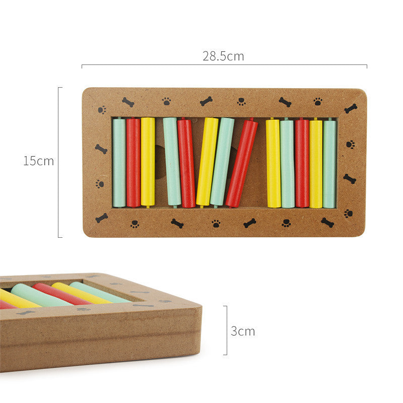 Pet dog, puzzle toy  new wooden play feeding multi-functional pet toys