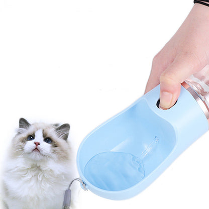 Plastic Pet Water Cup Portable For Outdoor Travel