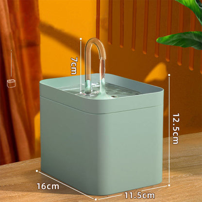 Automatic Cat Water Fountain Auto Filter USB Electric Mute Cat Drinker Bowl 1.5L Recirculate Filtring Drinker For Cats Pet Water Dispenser