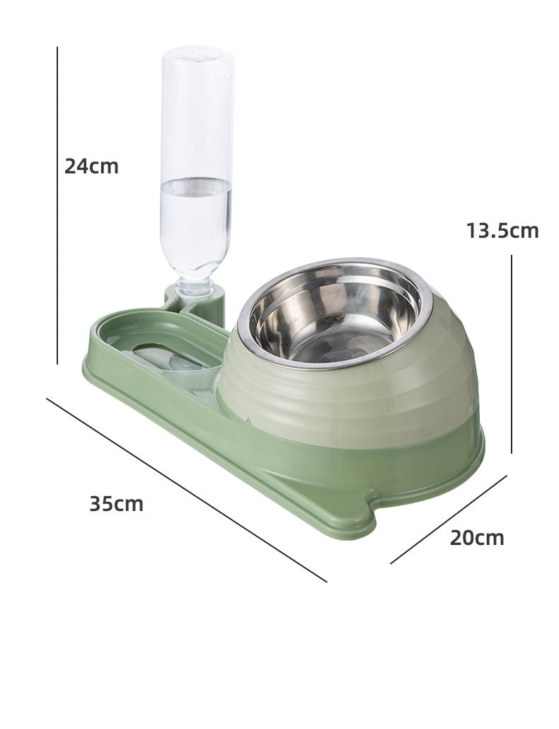 Cat Food Bowl Cat Bowls Whisker Friendly With Water Dispenser For Cats And Small Dogs