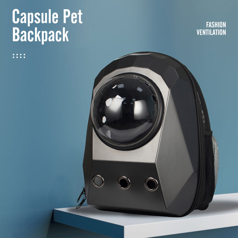 Cat Carrier Bags Breathable Pet Carriers Dog Cat Backpack Travel Space Capsule Cage Pet Transport Bag Carrying Portable Outdoor