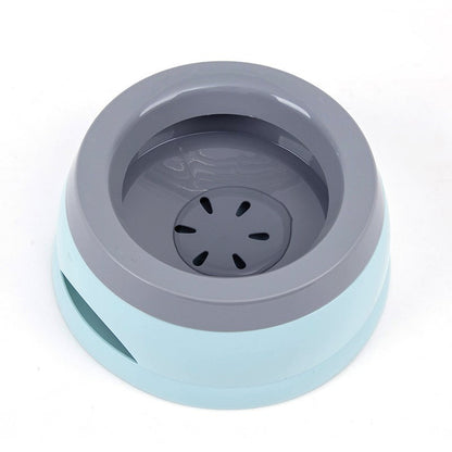 Pet Dog Bowls Floating Not Wetting Mouth Cat Bowl No Spill Drinking Water Feeder Plastic Portable Dog Bowl Dog Accessories