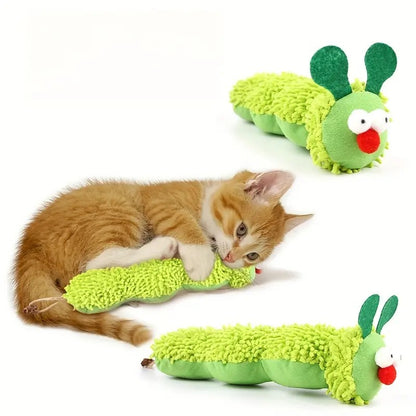 Interactive Plush Cat Toy Pillow - Soft, Durable Interactive Cat Kicker Toys For Indoor Cats