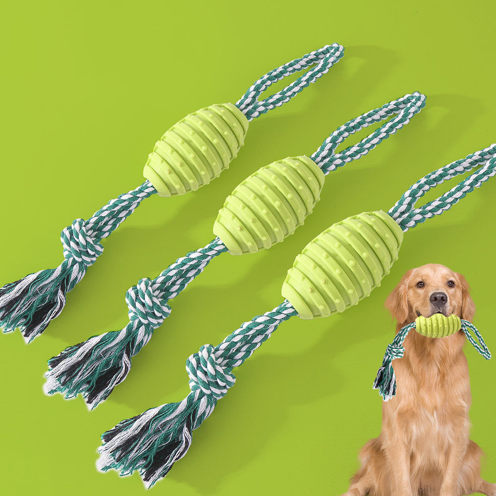 Dog Toys Pet Chew Toy Durable Chewers Toy For Aggressive Dogs With Rope - Indestructible Rope Dog Toys - Best Set For Heavy Duty Chewing And Interactive Play