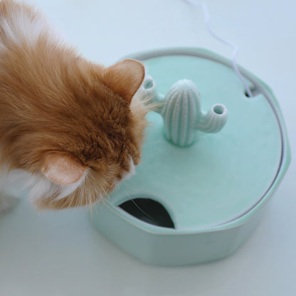 Pet Cat Ceramic Automatic Circulating Electric Active Water Dispenser