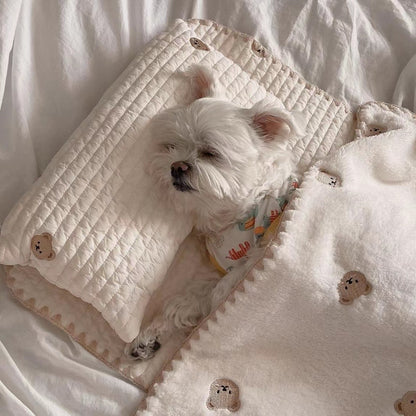 Fashion Square Mat Removable And Washable Dog Bed